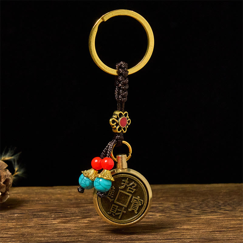 Buddha Stones "Hoping You Success and Good Luck" Year of the Horse Key Chain Includes Gift Message Card