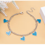 Blue Heart Glow-in-the-Dark Bracelet