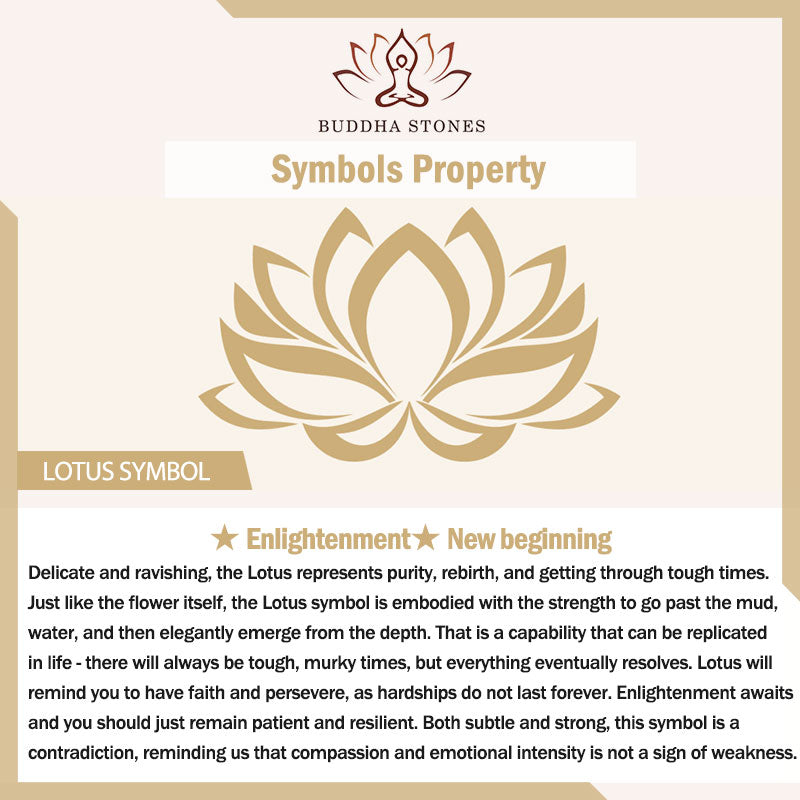 Buddha Stones "Hoping for Serenity and Mindfulness" Bodhi Lotus Mala Includes Gift Message Card